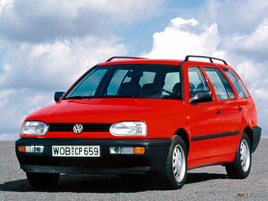 Volkswagen Golf Variant (Typ 1H) 1993–99 wallpapers (1024 x 768)