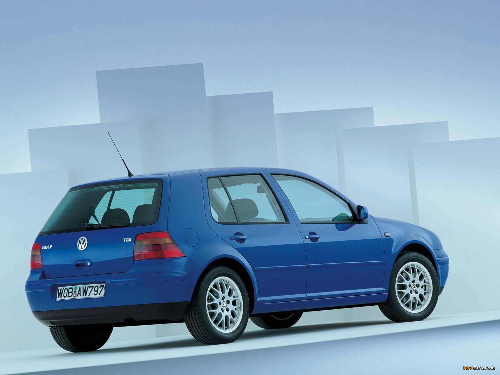 Volkswagen Golf TDI 5-door (Typ 1J) 1997–2003 wallpapers (1600 x 1200)