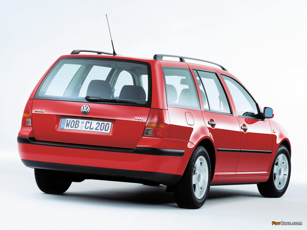 Volkswagen Golf Variant (Typ 1J) 1999–2007 wallpapers (1024 x 768)