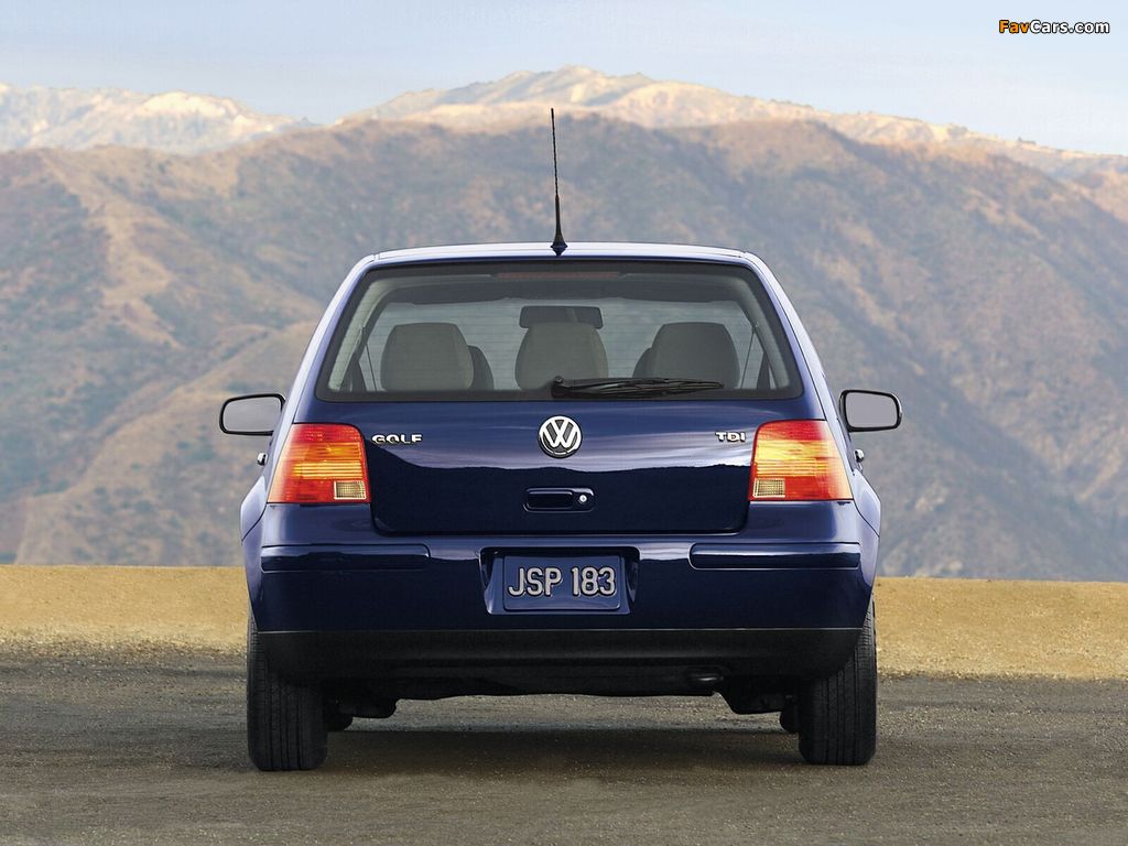 Volkswagen Golf 1.9 TDI 5-door US-spec (Typ 1J) 1999–2003 wallpapers (1024 x 768)