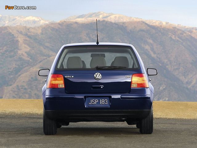 Volkswagen Golf 1.9 TDI 5-door US-spec (Typ 1J) 1999–2003 wallpapers (640 x 480)