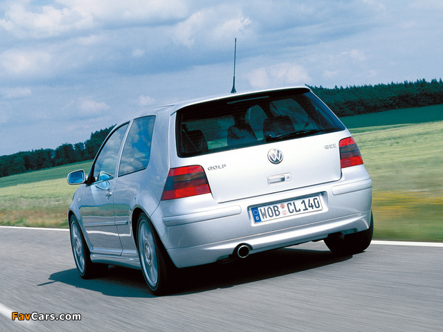 Volkswagen Golf GTI 25th Anniversary (Typ 1J) 2001 wallpapers (640 x 480)