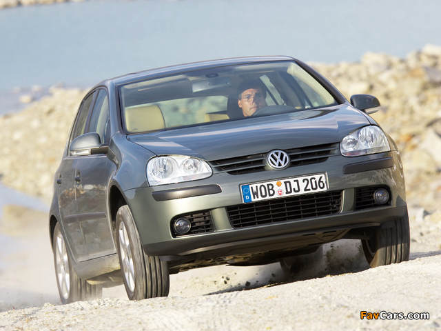 Volkswagen Golf 4MOTION 5-door (Typ 1K) 2004–08 wallpapers (640 x 480)