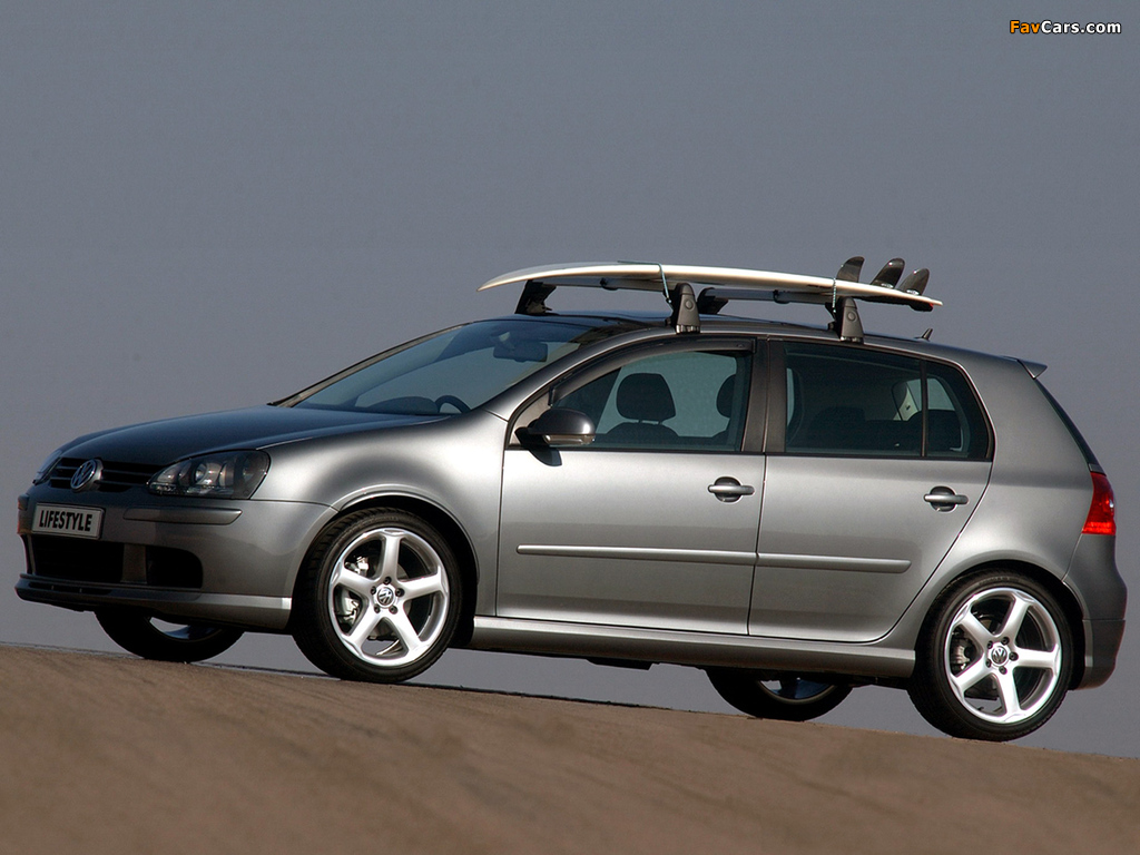 Volkswagen Golf 5-door Lifestyle ZA-spec (Typ 1K) 2004–08 wallpapers (1024 x 768)