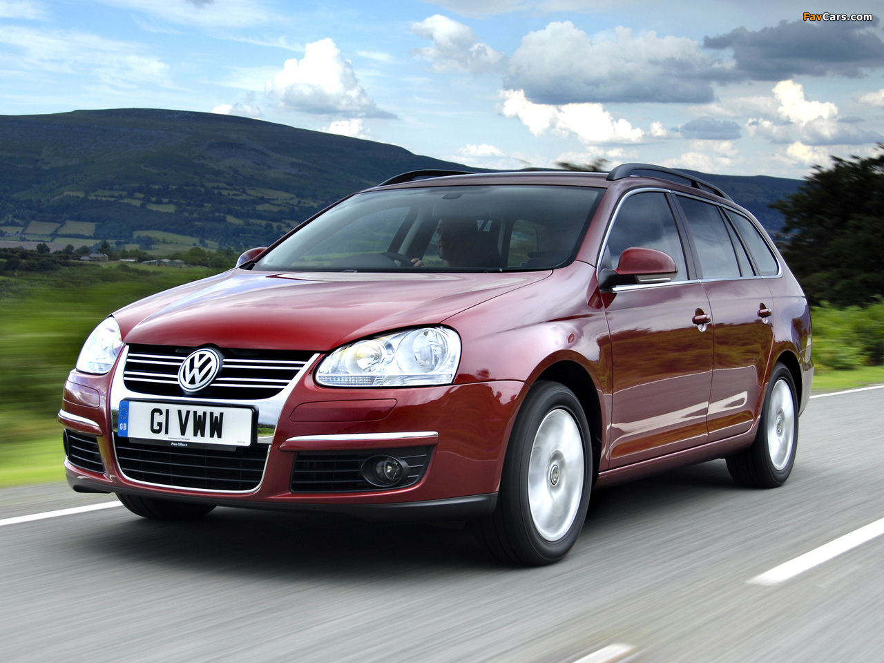 Volkswagen Golf Variant UK-spec (Typ 1K) 2007–09 wallpapers (1280 x 960)