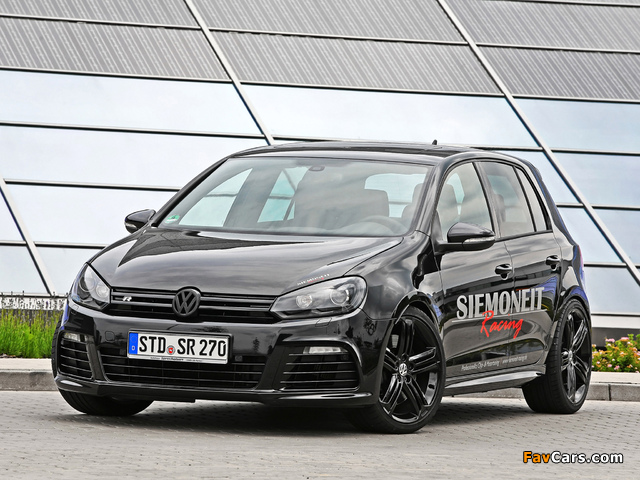 Siemoneit Racing Volkswagen Golf R The Black Pearl (Typ 5K) 2011 wallpapers (640 x 480)