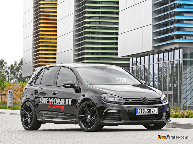 Siemoneit Racing Volkswagen Golf R The Black Pearl (Typ 5K) 2011 wallpapers (640 x 480)