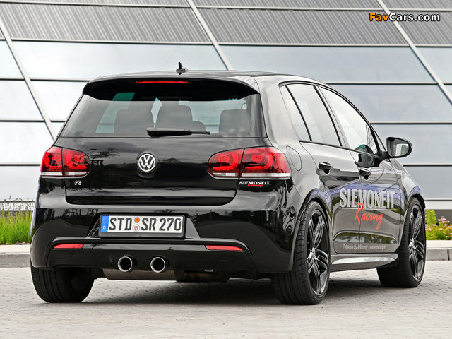 Siemoneit Racing Volkswagen Golf R The Black Pearl (Typ 5K) 2011 wallpapers (640 x 480)