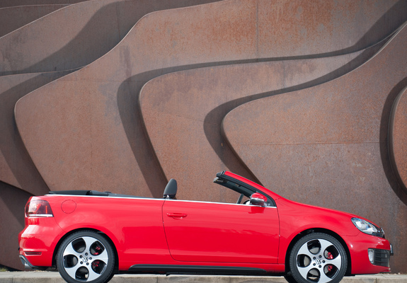 Volkswagen Golf GTI Cabriolet UK-spec (Typ 5K) 2012 wallpapers