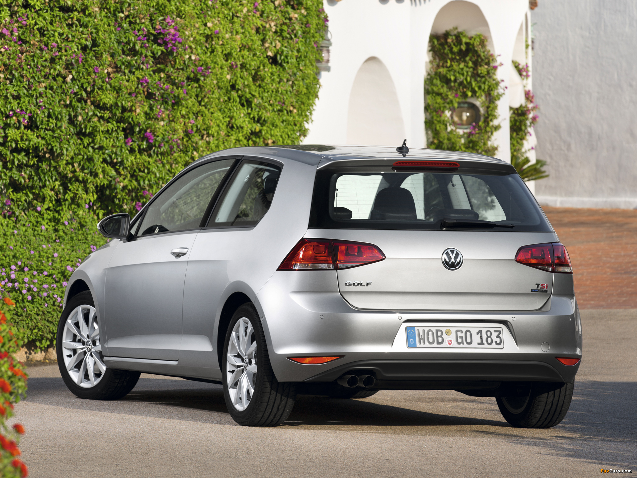 Volkswagen Golf TSI BlueMotion 3-door (Typ 5G) 2012 wallpapers (2048 x 1536)