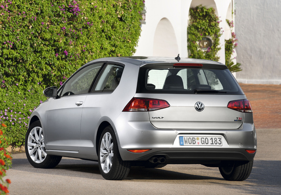Volkswagen Golf TSI BlueMotion 3-door (Typ 5G) 2012 wallpapers