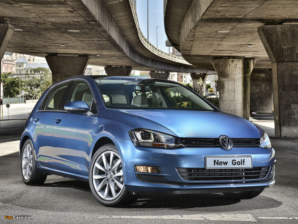 Volkswagen Golf TSI BlueMotion 5-door ZA-spec (Typ 5G) 2013 wallpapers (1024 x 768)