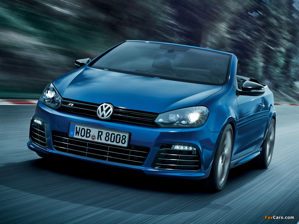 Volkswagen Golf R Cabriolet 2013 wallpapers (1024 x 768)