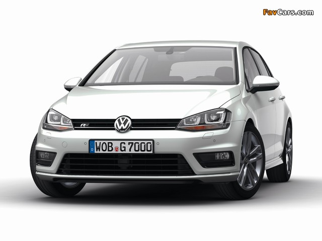 Volkswagen Golf R-Line 5-door (Typ 5G) 2013 wallpapers (640 x 480)