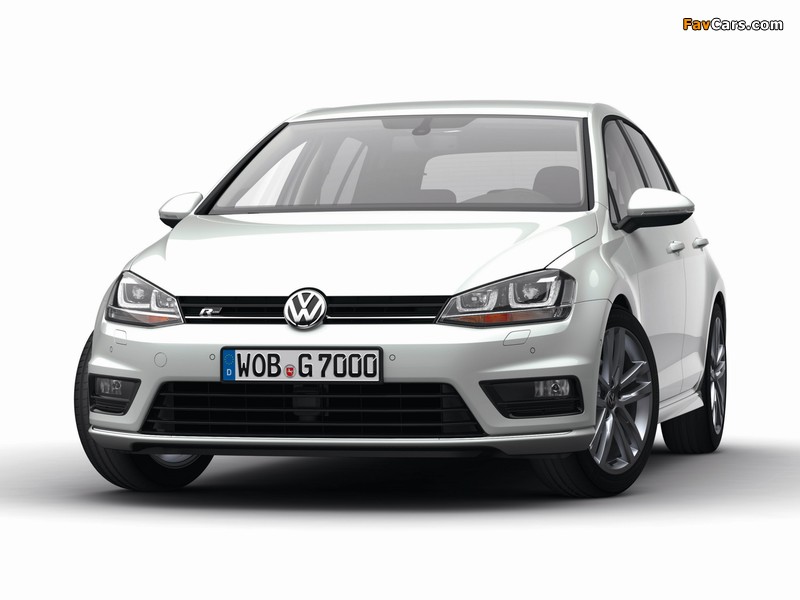 Volkswagen Golf R-Line 5-door (Typ 5G) 2013 wallpapers (800 x 600)