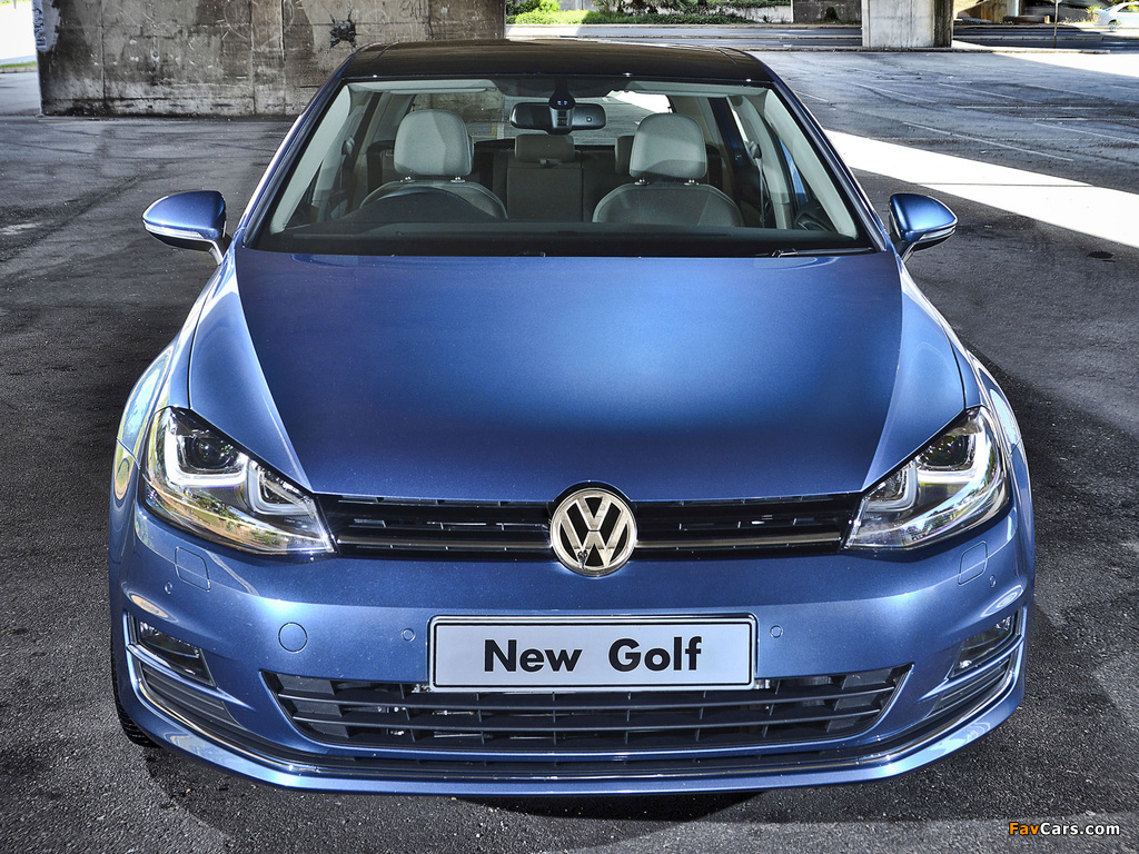Volkswagen Golf TSI BlueMotion 5-door ZA-spec (Typ 5G) 2013 wallpapers (1024 x 768)