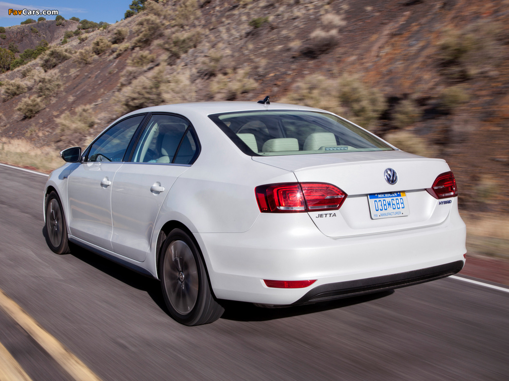 Pictures of Volkswagen Jetta Hybrid US-spec (Typ 1B) 2012 (1024 x 768)