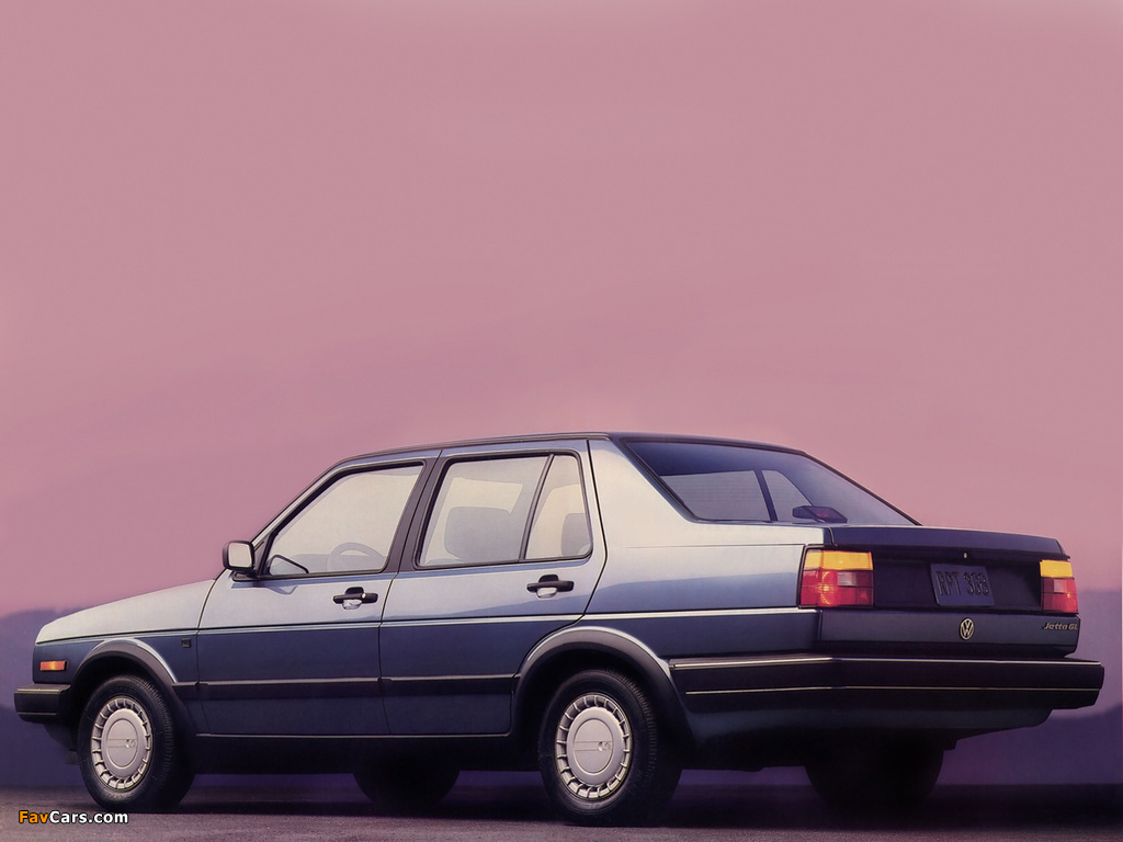 Volkswagen Jetta US-spec (II) 1987–89 images (1024 x 768)
