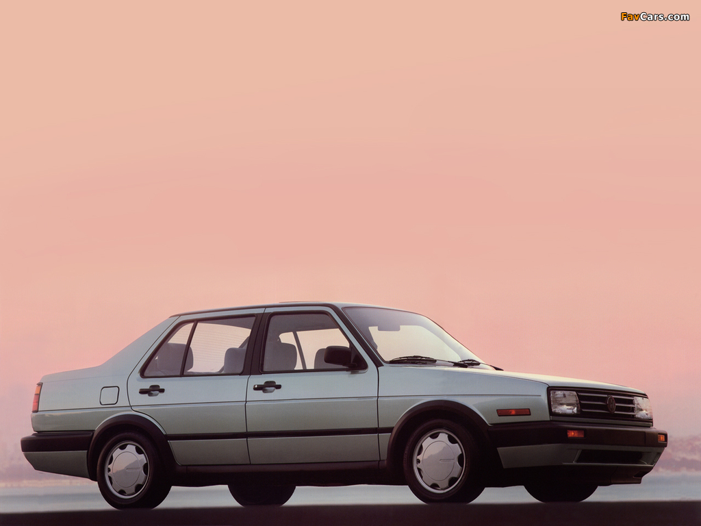 Volkswagen Jetta US-spec (II) 1989–92 pictures (1024 x 768)