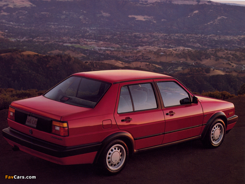 Volkswagen Jetta US-spec (II) 1989–92 pictures (800 x 600)