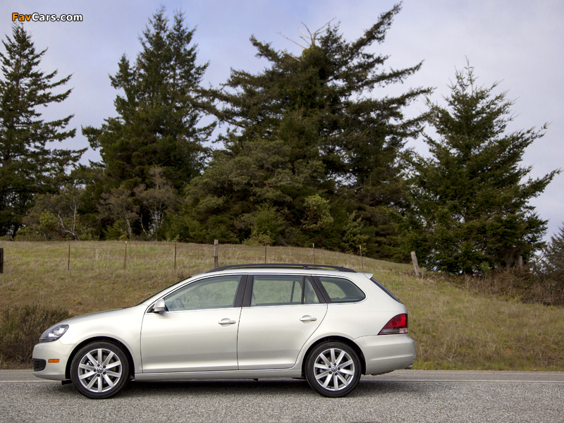 Volkswagen Jetta SportWagen US-spec 2009–15 pictures (800 x 600)