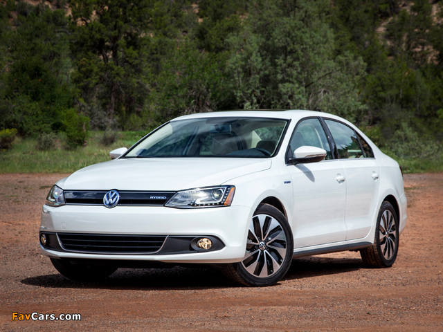 Volkswagen Jetta Hybrid US-spec (Typ 1B) 2012 pictures (640 x 480)