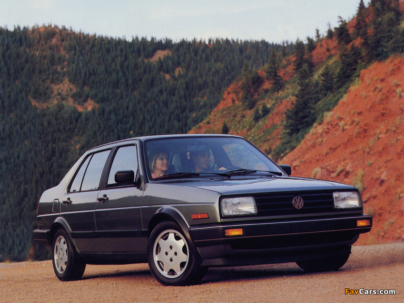 Volkswagen Jetta US-spec (II) 1989–92 wallpapers (800 x 600)