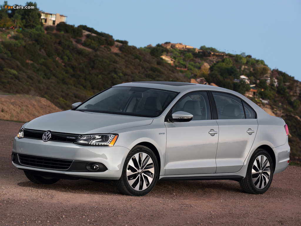 Volkswagen Jetta Hybrid US-spec (Typ 1B) 2012 wallpapers (1024 x 768)