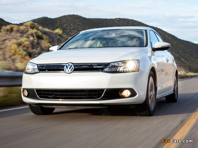 Volkswagen Jetta Hybrid US-spec (Typ 1B) 2012 wallpapers (640 x 480)