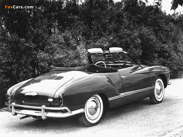 Pictures of Volkswagen Karmann-Ghia Convertible (Typ 14) 1957–74 (640 x 480)