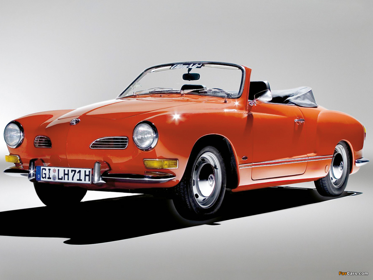 Volkswagen Karmann-Ghia Convertible (Typ 14) 1957–74 pictures (1280 x 960)