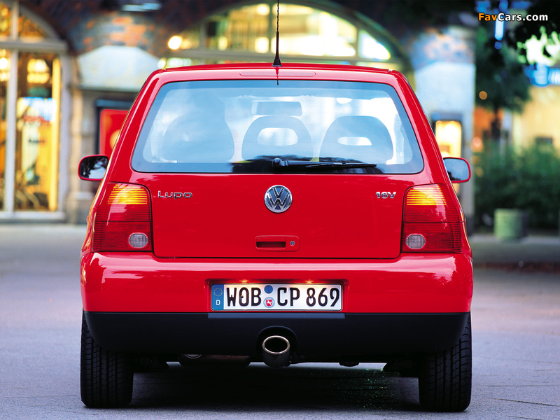 Volkswagen Lupo 1.4 16V (Typ 6X) 1998–2005 wallpapers (800 x 600)