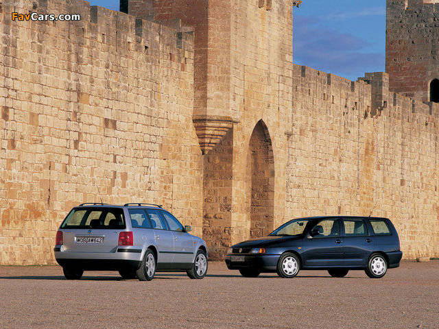 Volkswagen Passat Variant (B5) & Polo Variant wallpapers (640 x 480)