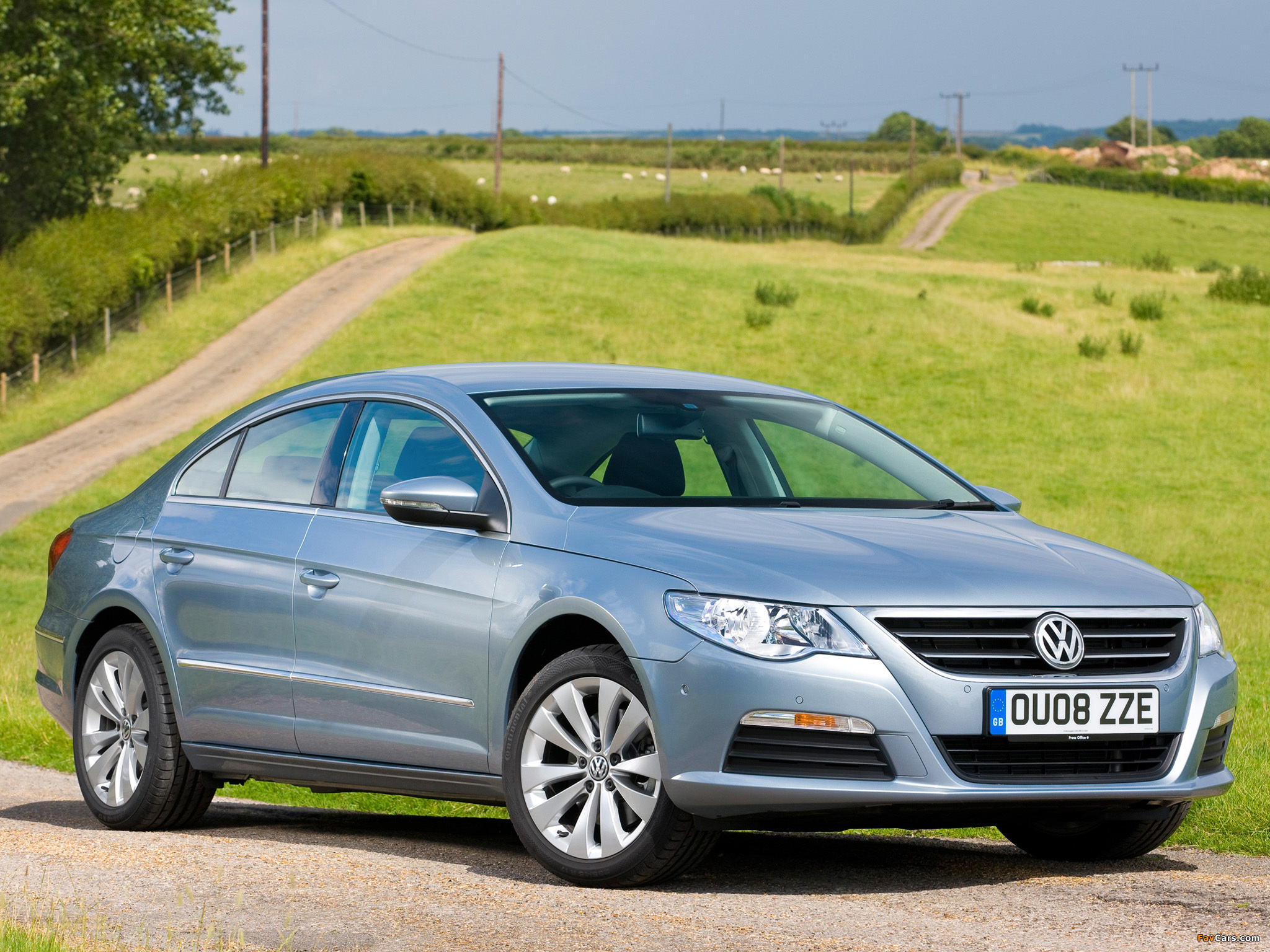 Volkswagen Passat CC UK-spec 2008–11 photos (2048 x 1536)