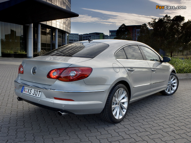 Volkswagen CC AU-spec 2008–11 wallpapers (640 x 480)