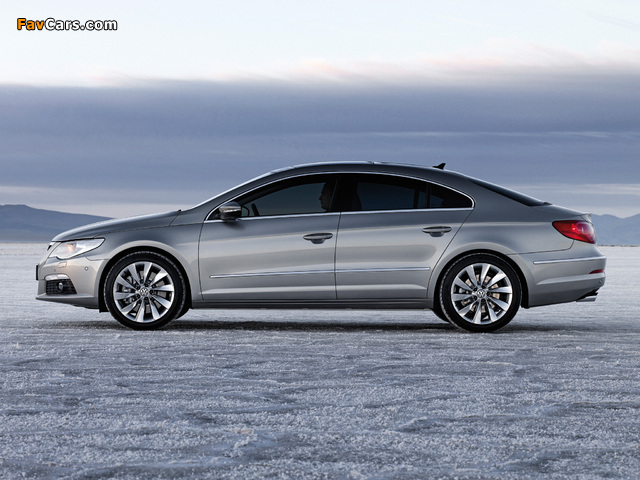 Volkswagen Passat CC 2008–11 wallpapers (640 x 480)