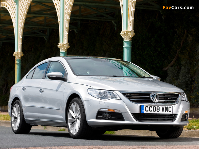 Volkswagen Passat CC GT UK-spec 2008–11 wallpapers (640 x 480)