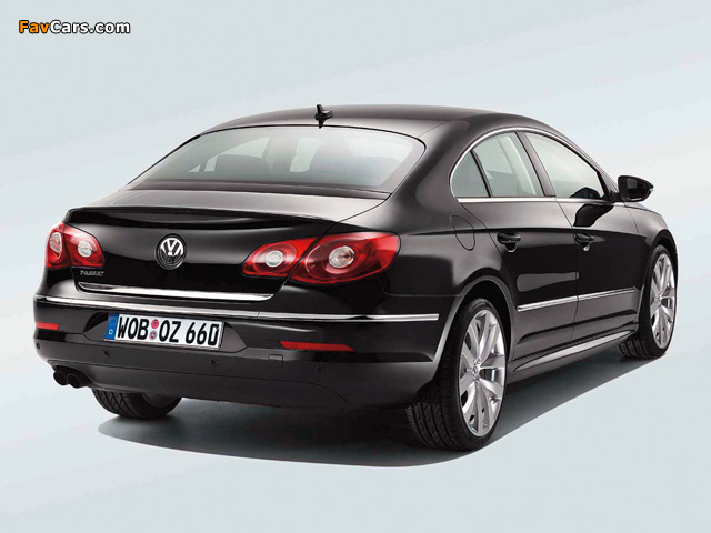 Volkswagen Passat CC Stylish Package 2009–11 wallpapers (640 x 480)
