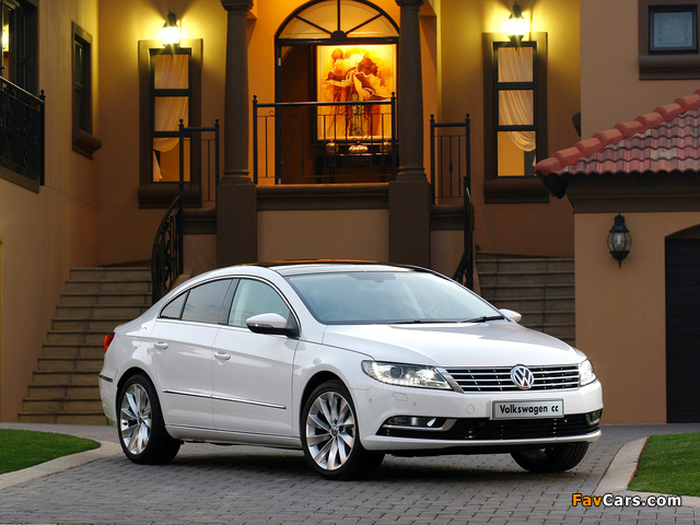 Volkswagen CC BlueMotion ZA-spec 2012 images (640 x 480)