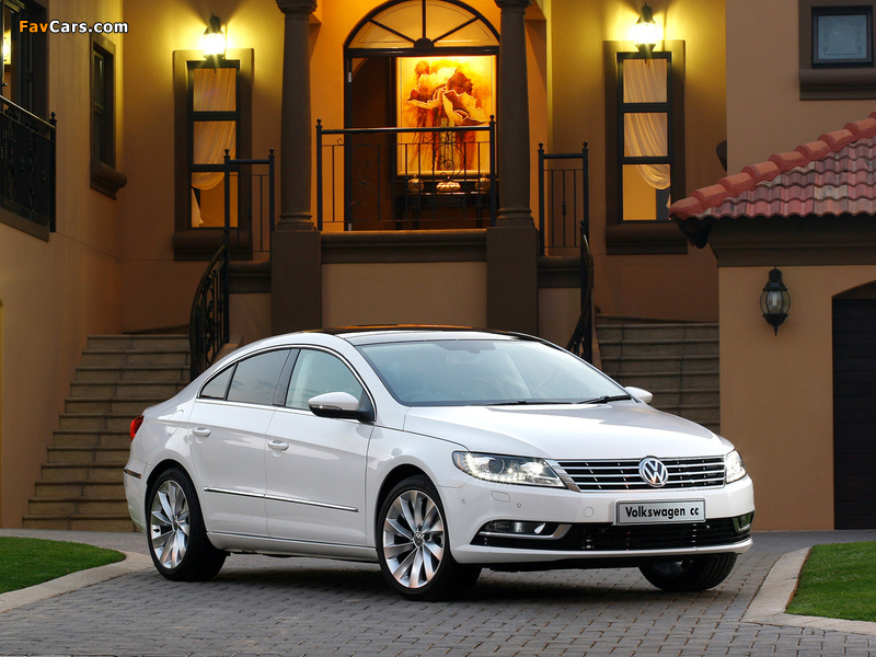 Volkswagen CC BlueMotion ZA-spec 2012 images (800 x 600)