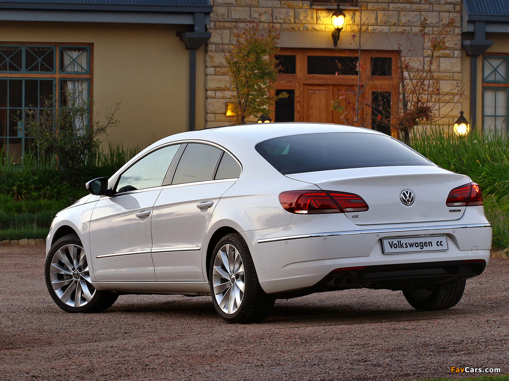 Volkswagen CC BlueMotion ZA-spec 2012 pictures (1024 x 768)