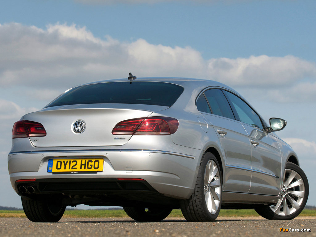 Volkswagen CC BlueMotion UK-spec 2012 wallpapers (1024 x 768)