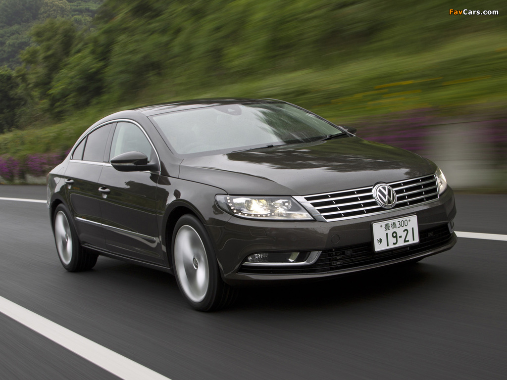 Volkswagen CC JP-spec 2012 wallpapers (1024 x 768)