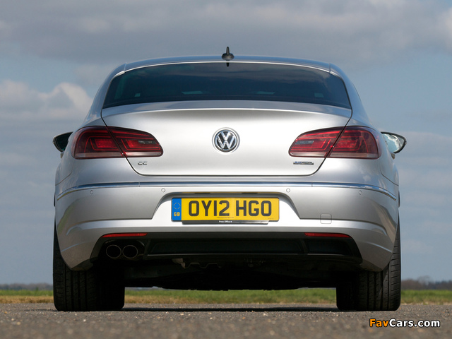 Volkswagen CC BlueMotion UK-spec 2012 wallpapers (640 x 480)