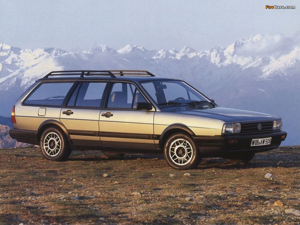 Images of Volkswagen Passat Syncro Variant (B2) 1984–88 (1024 x 768)