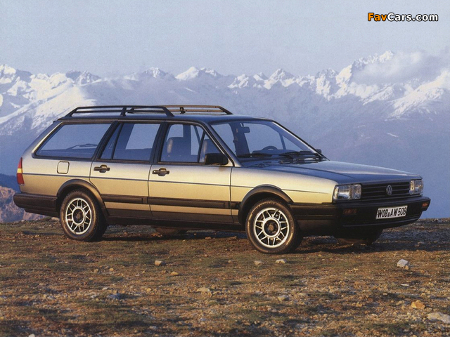 Images of Volkswagen Passat Syncro Variant (B2) 1984–88 (640 x 480)