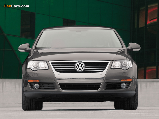 Images of Volkswagen Passat 3.6 4MOTION Sedan US-spec (B6) 2005–10 (640 x 480)