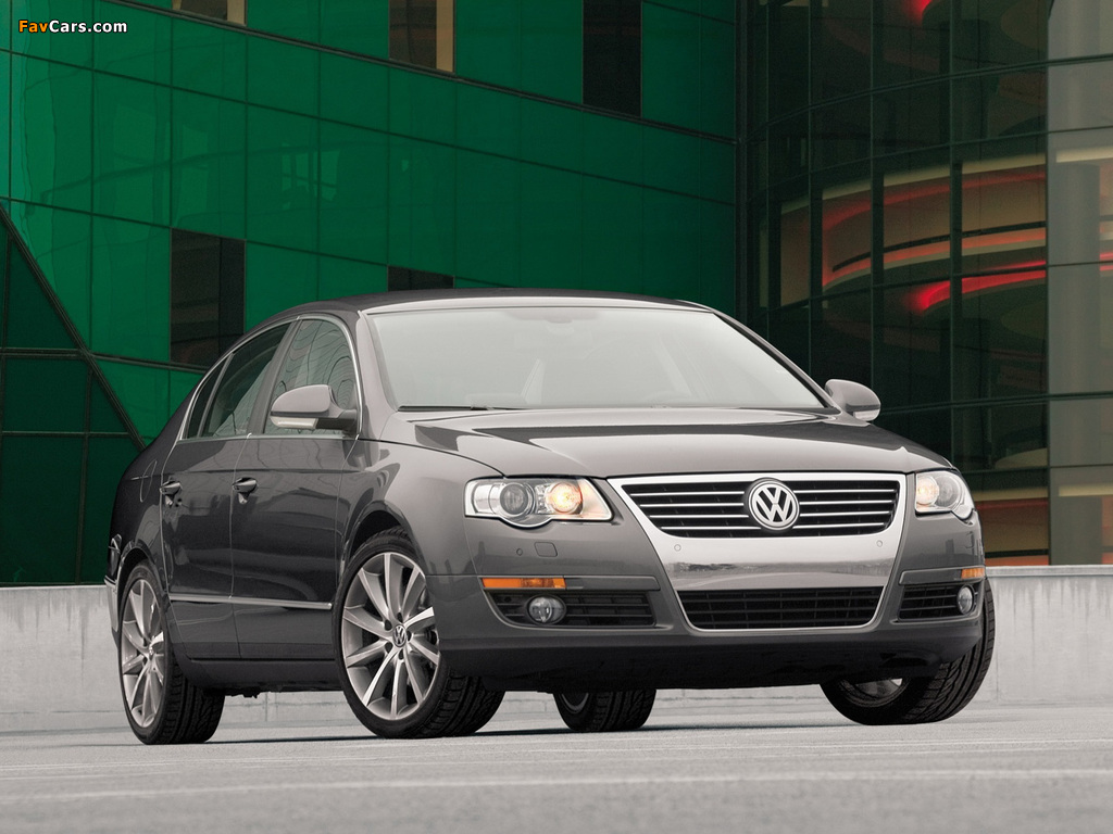 Images of Volkswagen Passat 3.6 4MOTION Sedan US-spec (B6) 2005–10 (1024 x 768)