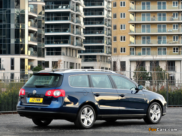 Images of Volkswagen Passat TDI Estate (B6) 2005–10 (640 x 480)