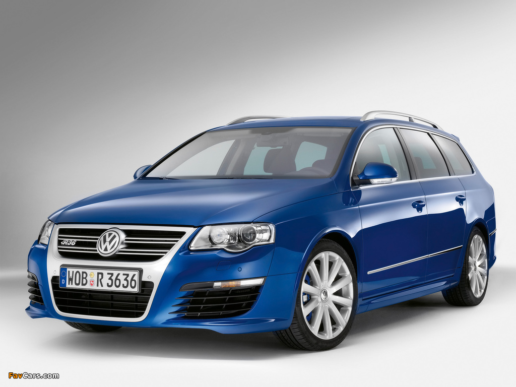 Images of Volkswagen Passat R36 Variant (B6) 2007–10 (1024 x 768)